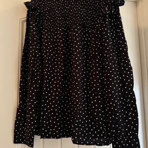 Loft Polka Dot Blouse (NWT) - Size S
